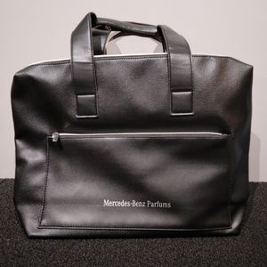 Men's Mercedes Benz Sign Business Bag Mercedes-Benz Parfume Black Faux